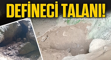 Çayırköy Mağarasında Defineci Talanı