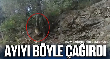 Cep telefonuna böyle poz verdi