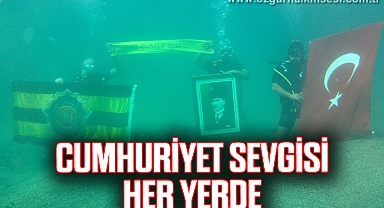 CUMHURİYET SEVGİSİ HER YERDE