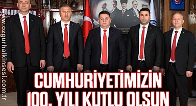 “CUMHURİYETİMİZİN 100. YILI KUTLU OLSUN”