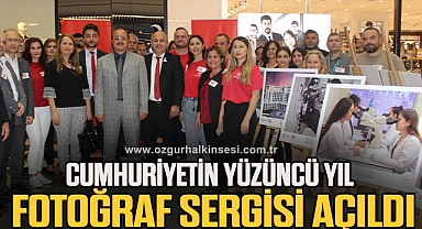 CUMHURİYETİN YÜZÜNCÜ YIL FOTOĞRAF SERGİSİ AÇILDI