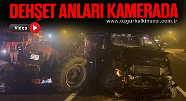 Dehşet anları kamerada