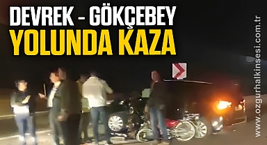 Devrek - Gökçebey yolunda kaza