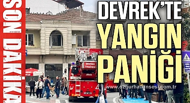DEVREK'TE YANGIN PANİĞİ