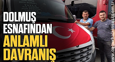 DOLMUŞ ESNAFINDAN ANLAMLI DAVRANIŞ