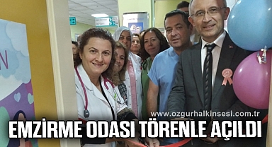 EMZİRME ODASI TÖRENLE AÇILDI