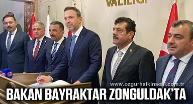 Enerji ve Tabii Kaynaklar Bakanı Bayraktar Zonguldak’ta