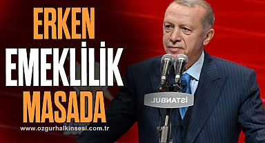 Erken emeklilik masada