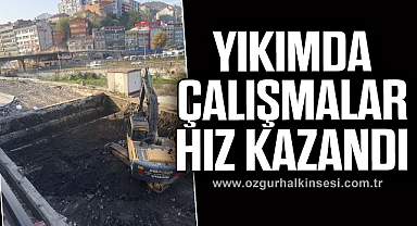 Fevkani Köprüsü'nün yıkımında çalışmalar hız kazandı