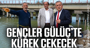GENÇLER GÜLÜÇ’TE KÜREK ÇEKECEK