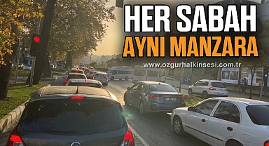 Her sabah aynı manzara