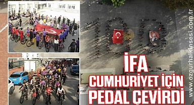 İFA CUMHURİYET İÇİN PEDAL ÇEVİRDİ