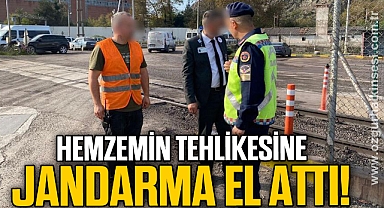 JANDARMA HEMZEMİN GEÇİTLERİ DENETLEDİ
