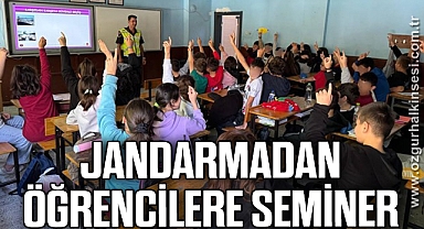 JANDARMADAN ÖĞRENCİLERE SEMİNER