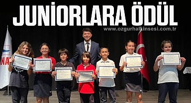 JUNİORLARA ÖDÜL