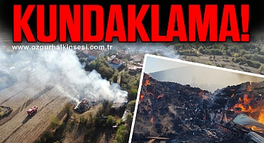 Komşuda kundaklama şüphesi