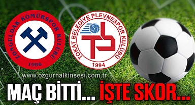 Maç sona erdi