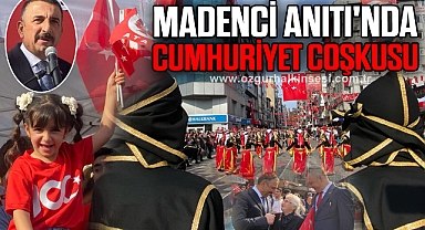 Madenci Anıtı'nda Cumhuriyet coşkusu