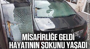 Misafirliğe geldi, hayatının şokunu yaşadı