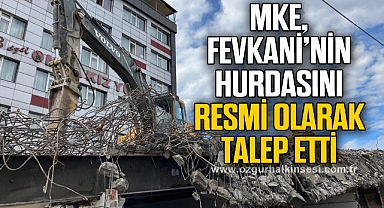 MKE, FEVKANİ'NİN HURDASINI RESMİ OLARAK TALEP ETTİ