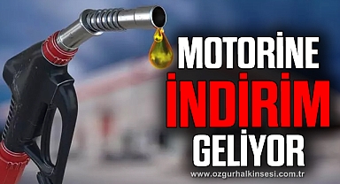 Motorine indirim geliyor