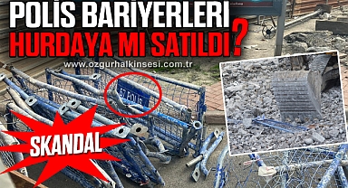 POLİS BARİYERLERİ HURDAYA MI SATILDI?