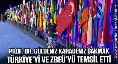 Prof. Dr. Güldeniz Karadeniz Çakmak, ACS Kongresinde Türkiye’yi ve ZBEÜ’yü temsil etti