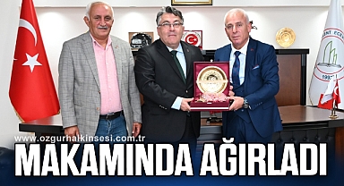 Sadık Kutanoğlu’ndan Rektör Özölçer’e Ziyaret