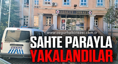 SAHTE PARAYLA YAKALANDILAR