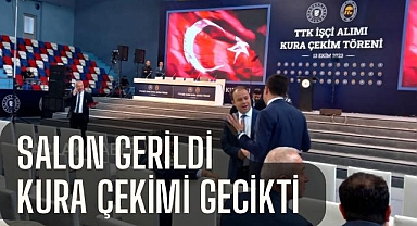 SALON GERİLDİ KURA ÇEKİMİ GECİKTİ