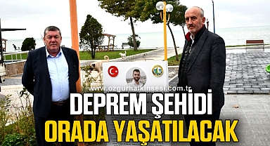 Sergen Mudanya ismi Sahil Park’ta yaşatılacak