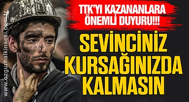SEVİNCİNİZ KURSAĞINIZDA KALMASIN