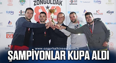 SOKAK BASKETİNDE ŞAMPİYONLAR KUPA ALDI