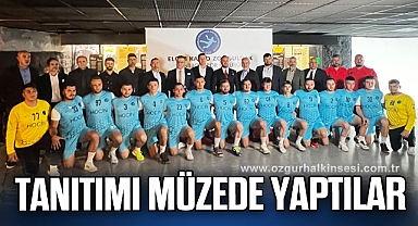 Takımı Maden Müzesi'nde tanıttılar