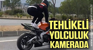 Tehlikeli yolculuk kamerada