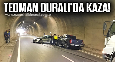 Teoman Duralı’da kaza!