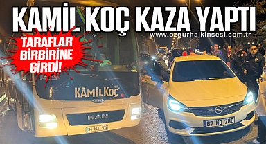 TERMİNAL GİRİŞİNDE KAZA