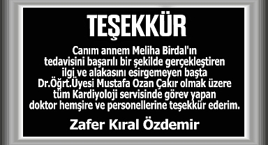 TEŞEKKÜR