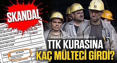 TTK KURASINA KAÇ MÜLTECİ GİRDİ?