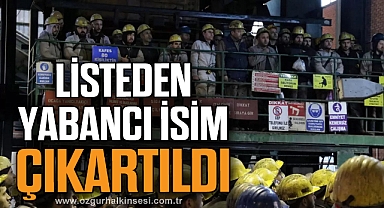 TTK'nın nihai listesindeki yabancı isim çıkartıldı