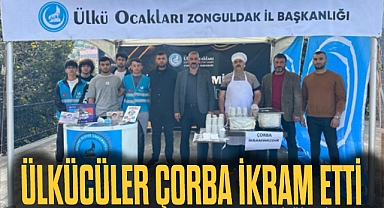 ÜLKÜCÜLER ÇORBA İKRAM ETTİ