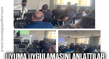 Uyuma uygulamasını anlattılar