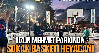 UZUN MEHMET PARKINDA SOKAK BASKETİ HEYACANI