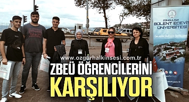 ZBEÜ öğrencilerini karşılıyor
