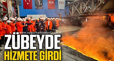 ZÜBEYDE TÖRENLE HİZMETE GİRDİ