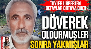 Afgan madenciyi döverek öldürdükten sonra yakmışlar