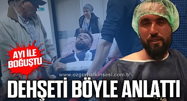 Ayı saldırısında yaşadıkları dehşeti anlattı