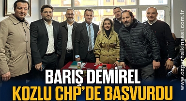 Barış Demirel Kozlu CHP'de Başvurdu