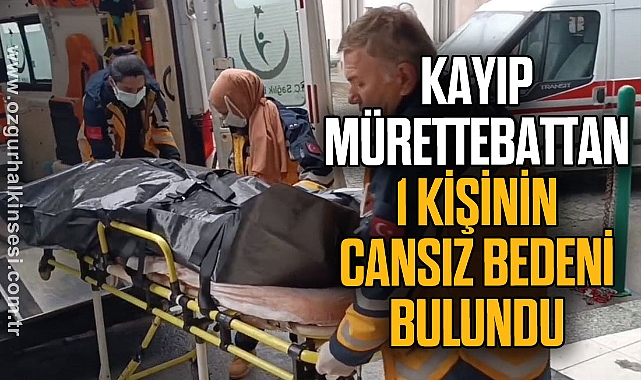 Batan gemiden 1 mürettebatın cansız bedeni bulundu