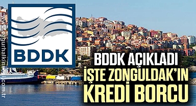 BDDK AÇIKLADI İŞTE ZONGULDAK’IN KREDİ BORCU